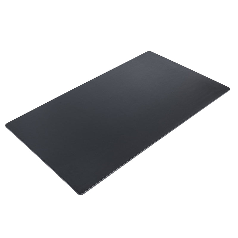 Black Leatherette 34" x 20" Desk Mat without Rails