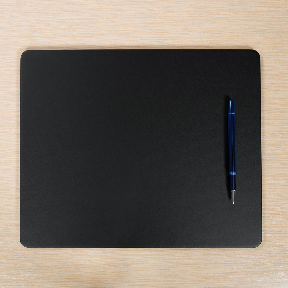 Classic Black Leather 14 x 11.5 Conference Table Pad