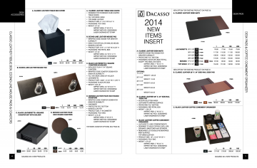 NEW PRODUCT RELEASE: New Products Released for 2014 Insert