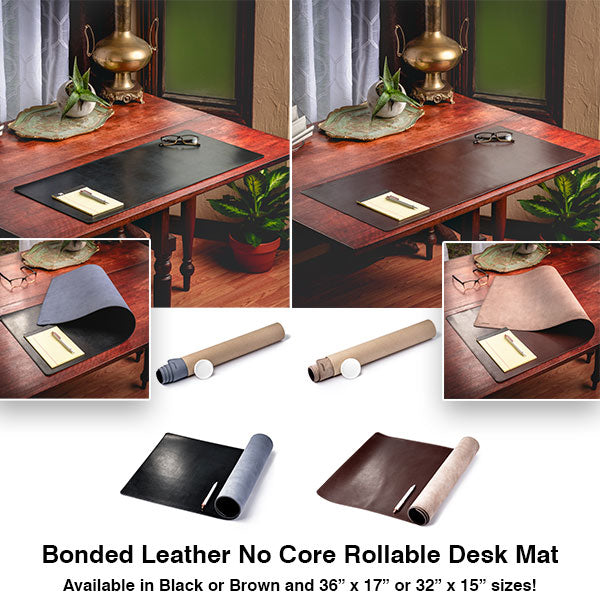 NEW PRODUCT RELEASE: Bonded Leather No Core Rollable Desk Mat