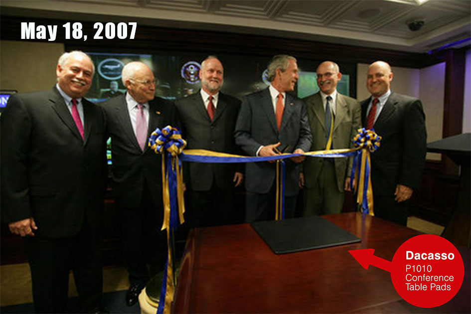 Ribbon-Cutting ceremony for newly furbished White House Situation Room