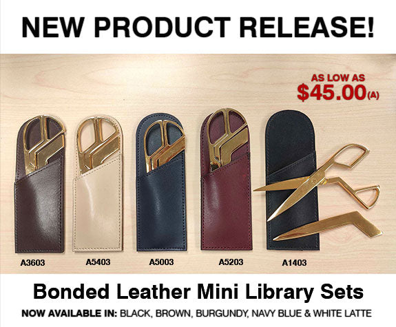 NEW PRODUCT RELEASE: BONDED LEATHER MINI LIBRARY SETS