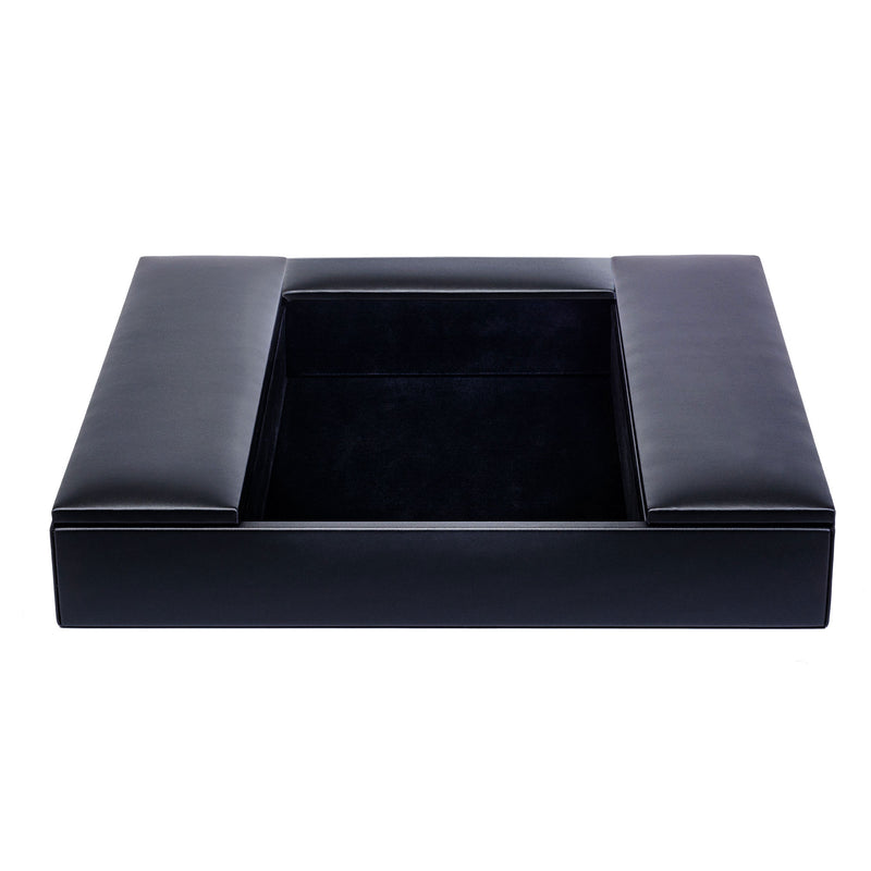 Black Leatherette Enhanced Conference Room Organizer