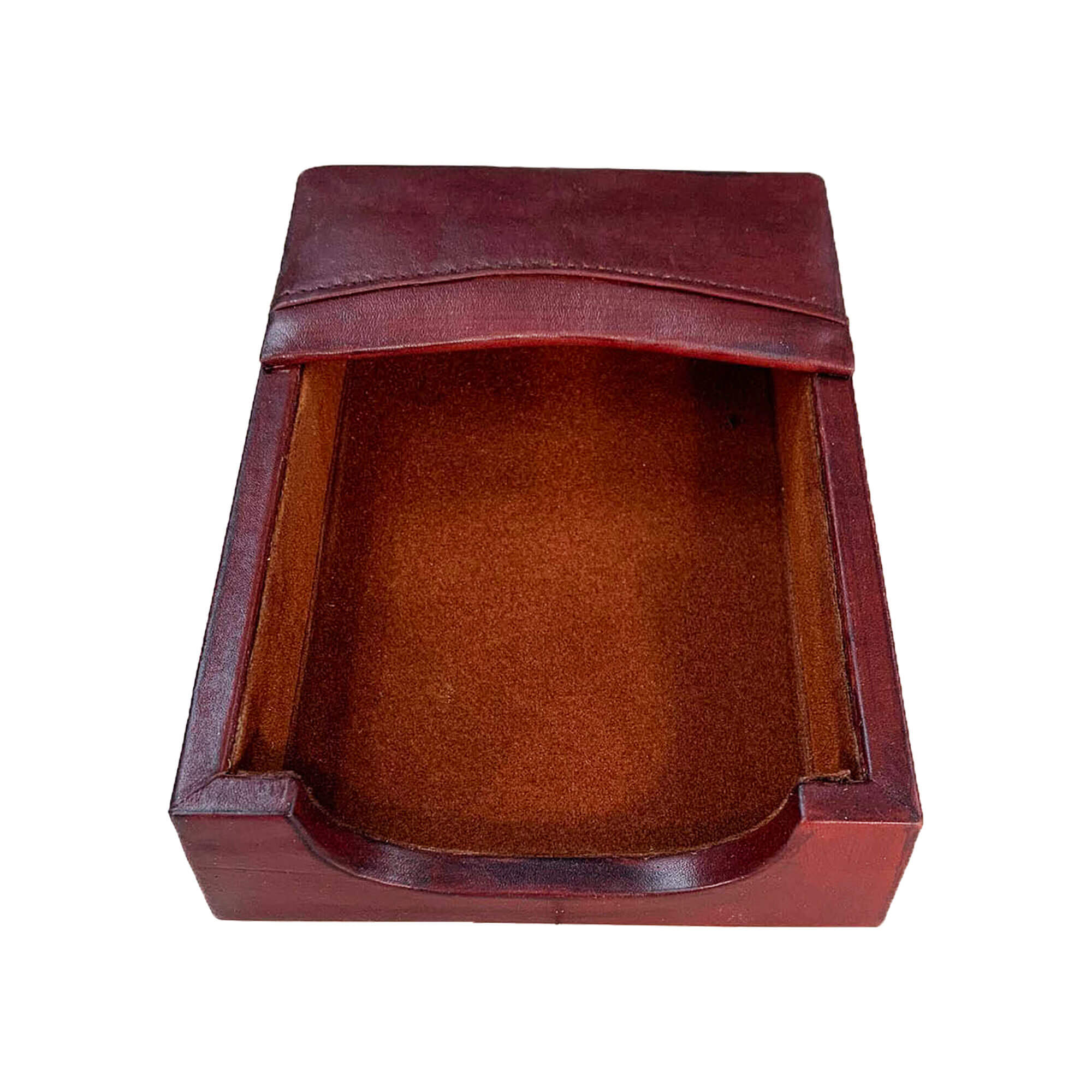 Mocha Leather 4 x 6 Memo Holder