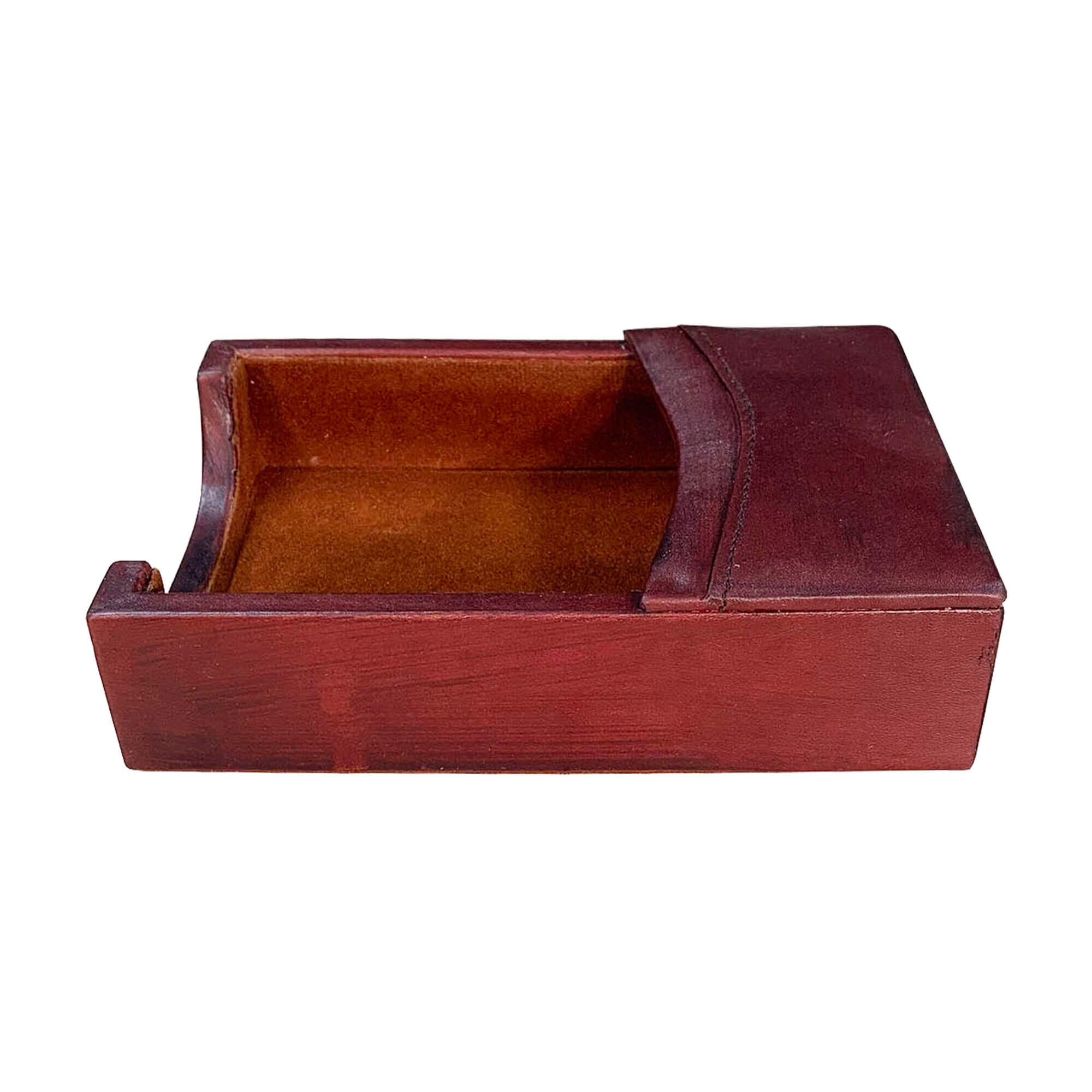Mocha Leather 4 x 6 Memo Holder