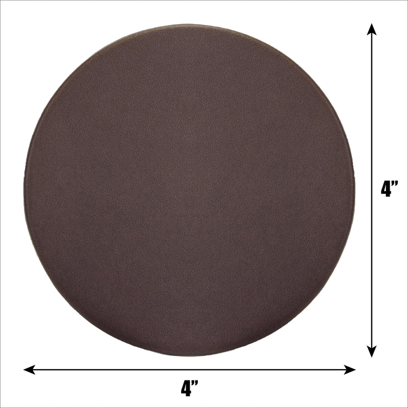 Chocolate Brown Leather Coaster