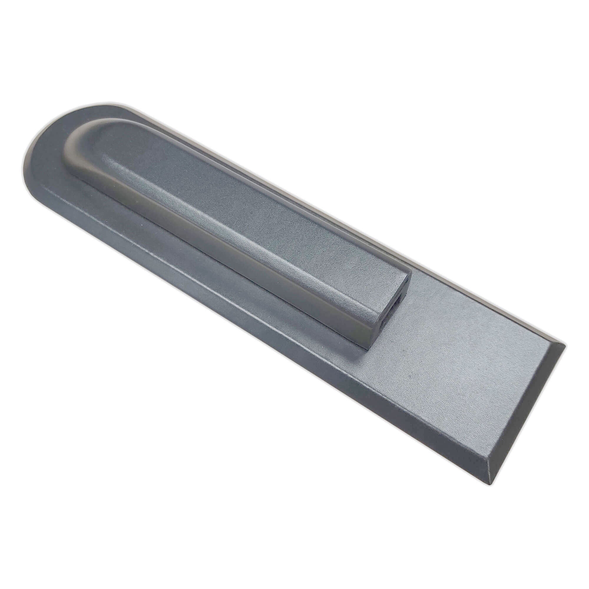 Gray Leather Library Set With Silver Hardware