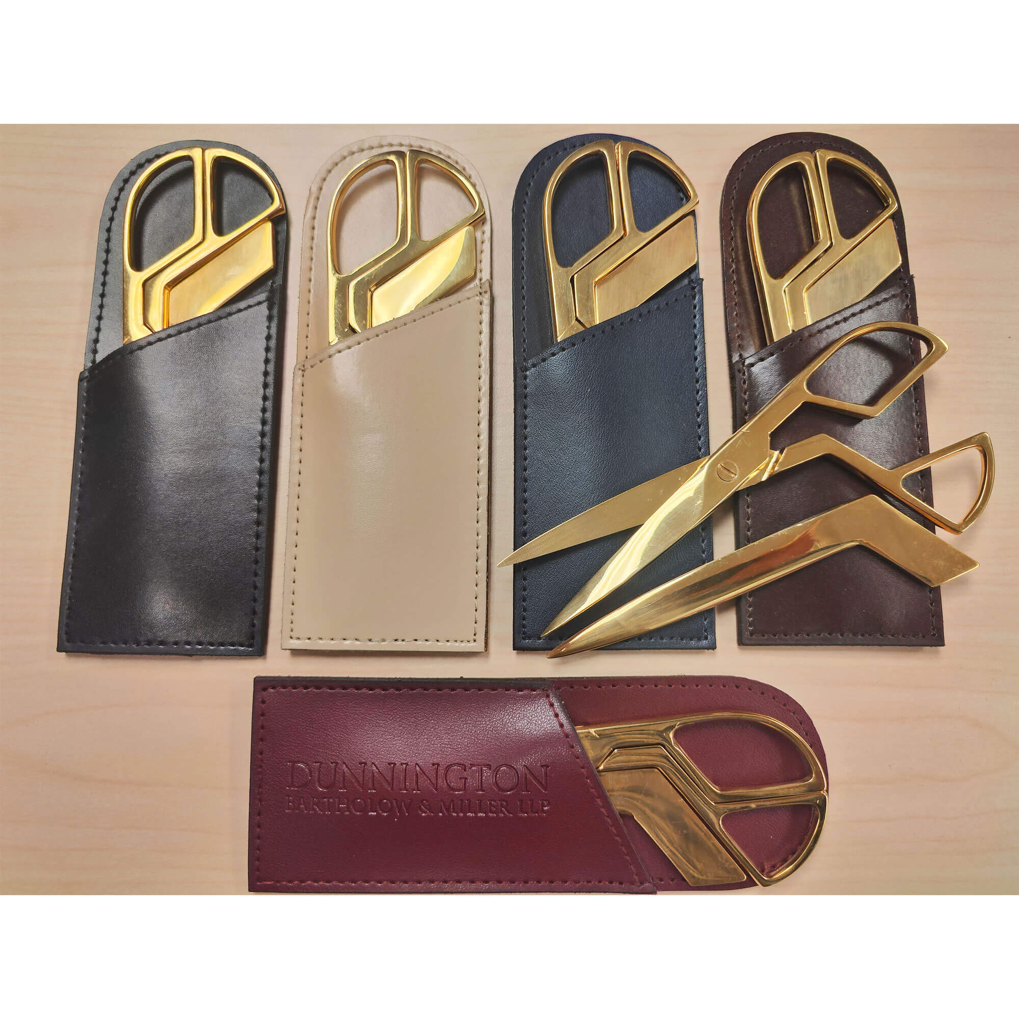 White Latte Bonded Leather Mini Library Set
