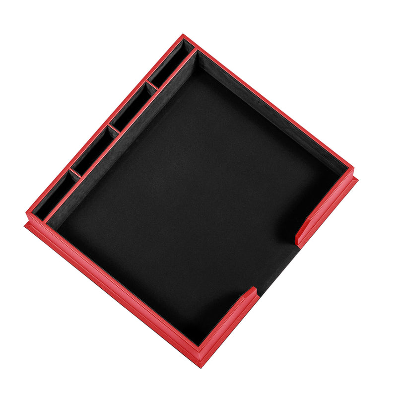 Red Leatherette Conference Pad Holder, 17 x 14 Pads