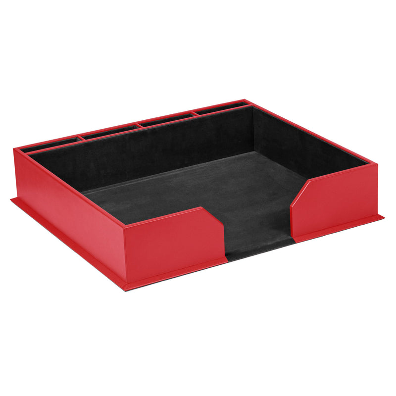 Red Leatherette Conference Pad Holder, 17 x 14 Pads