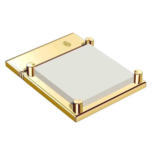 El Casco 23 Kt Gold Plated Post It Note Holder