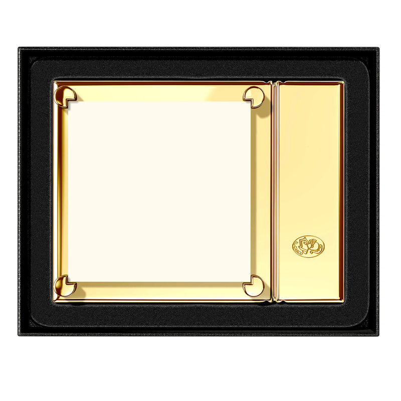 El Casco 23 Kt Gold Plated Post It Note Holder