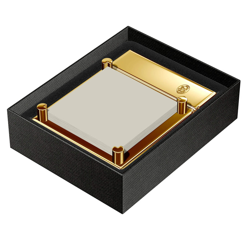 El Casco 23 Kt Gold Plated Post It Note Holder