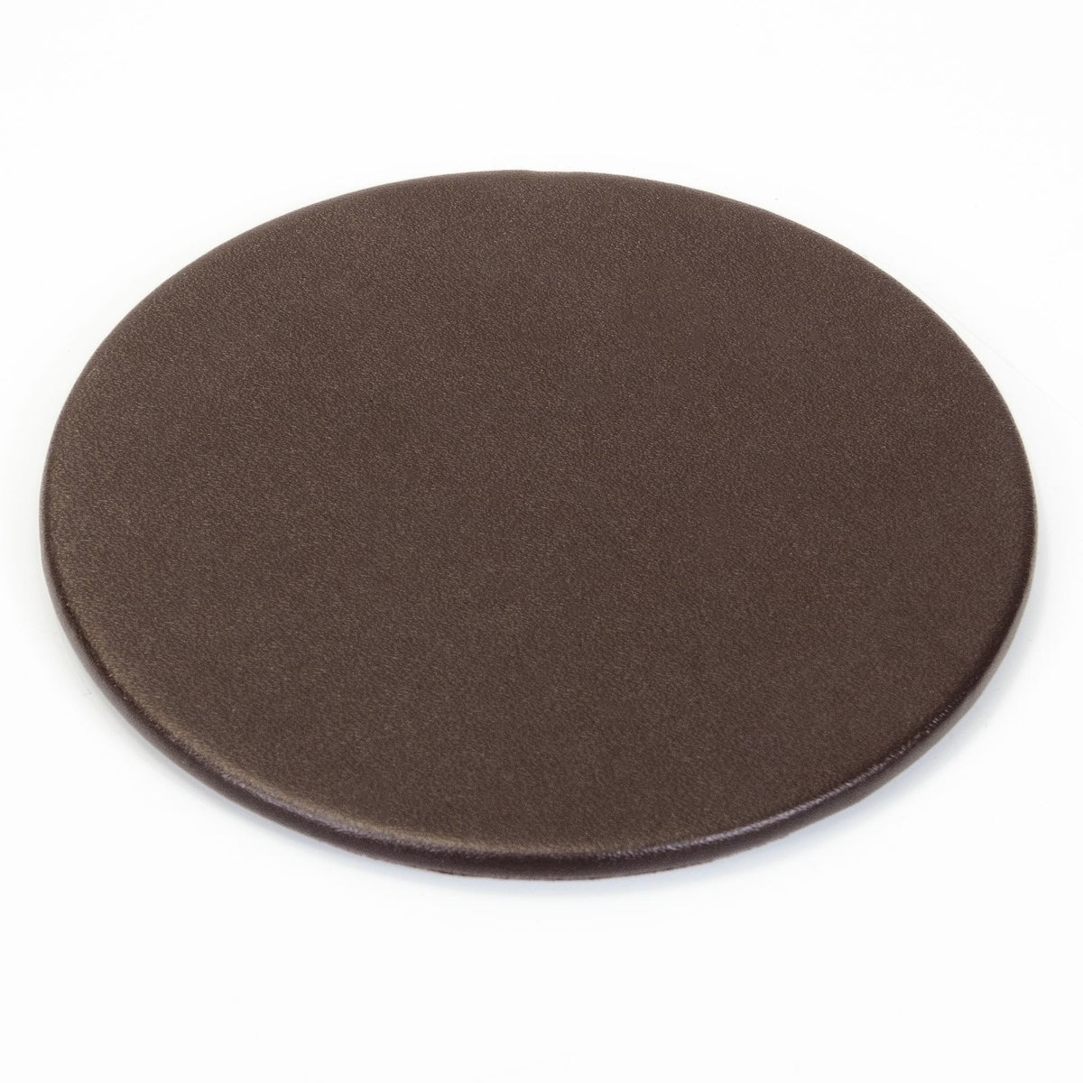 10 Seat Chocolate Brown Leather Conference Room Set w/ Round Coasters, 17 x 14 Size Pads