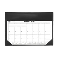 Black Leather Wall Calendar w/ 2025 Insert