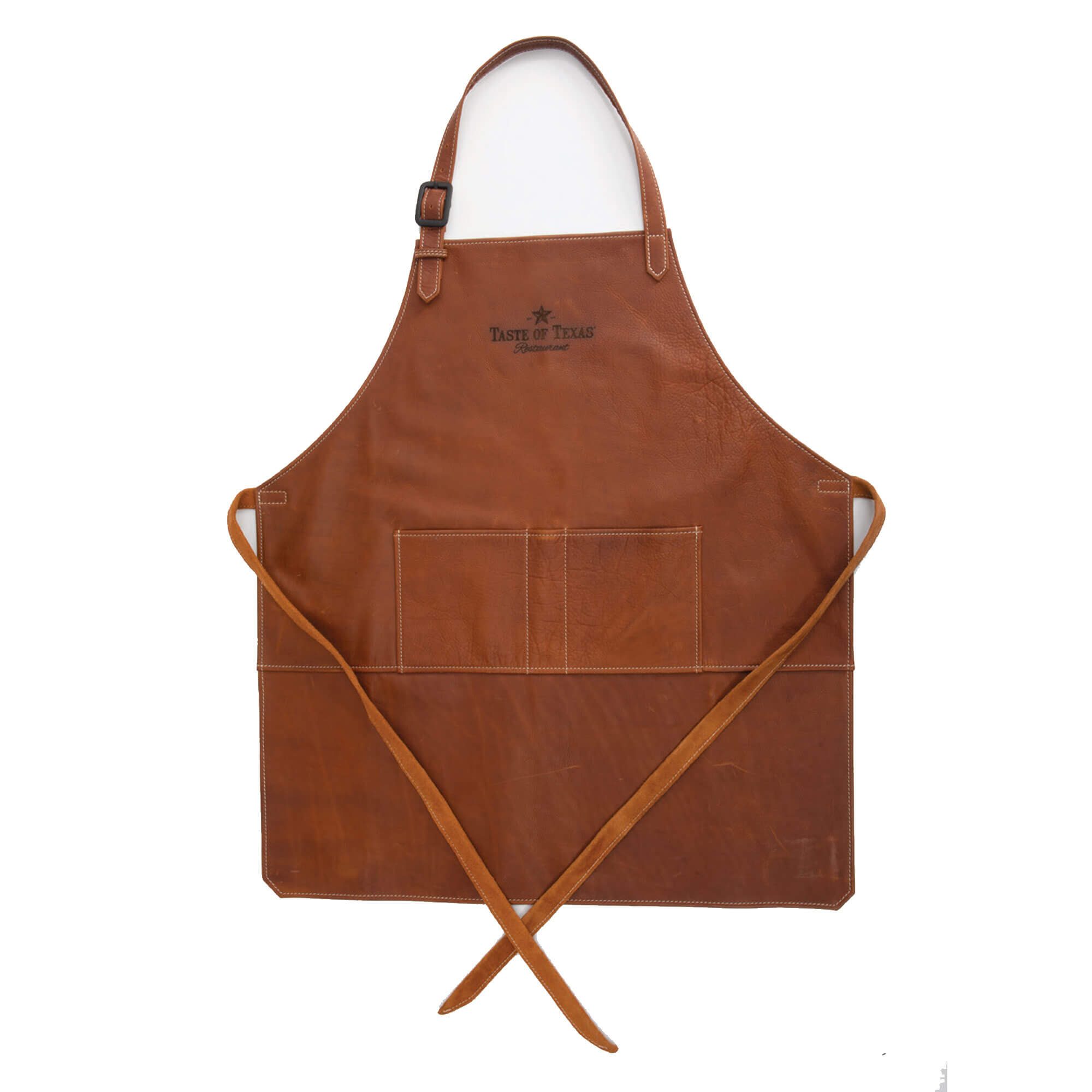 Brown Leather Full Size Apron