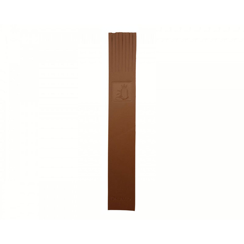 Custom Top-Grain Leather Bookmark - Rustic Brown