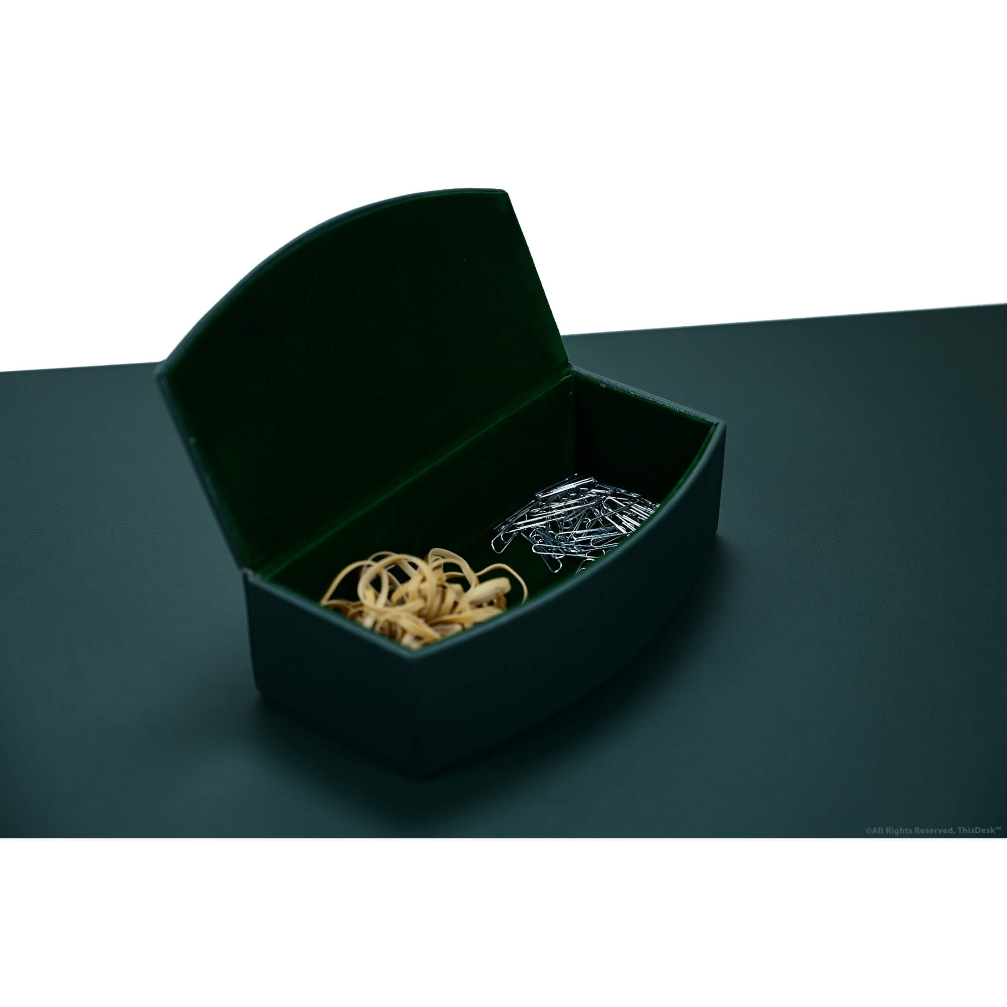 Home/Office 5pc Desk Accessory Set - Forest Green