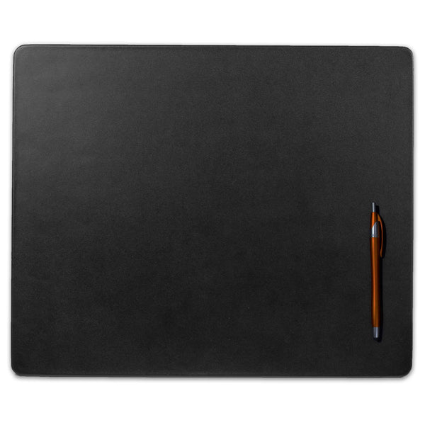 Black Leather 17 x 14 Conference Table Pad