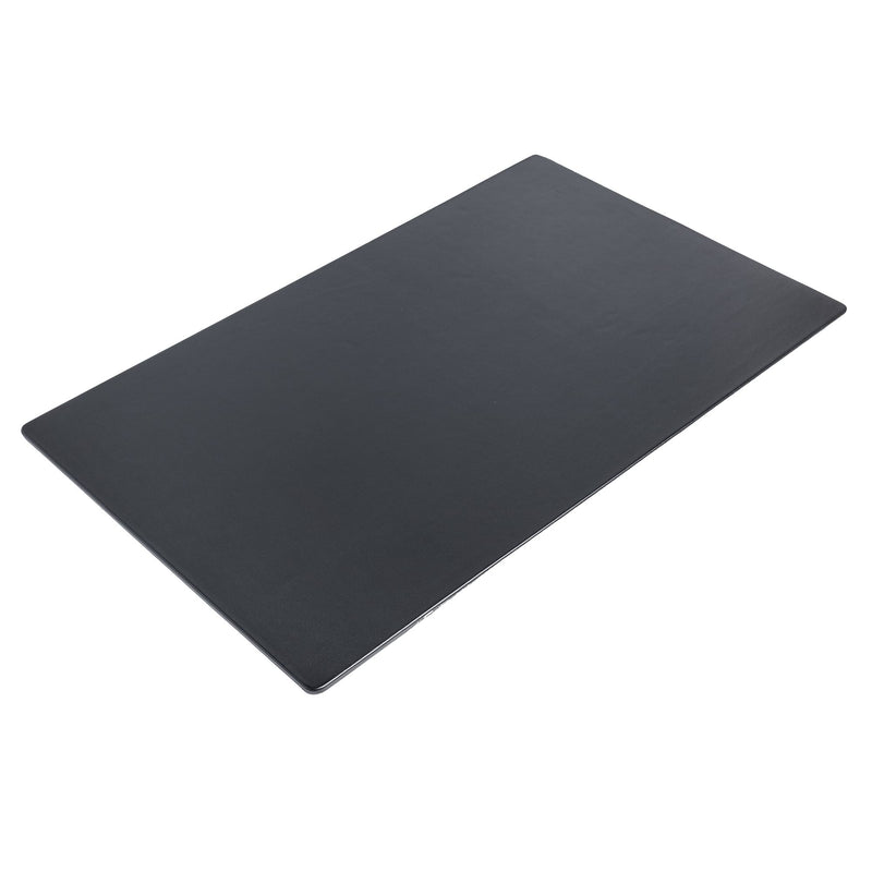 Classic Black Leather 30" x 19" Desk Mat without Rails