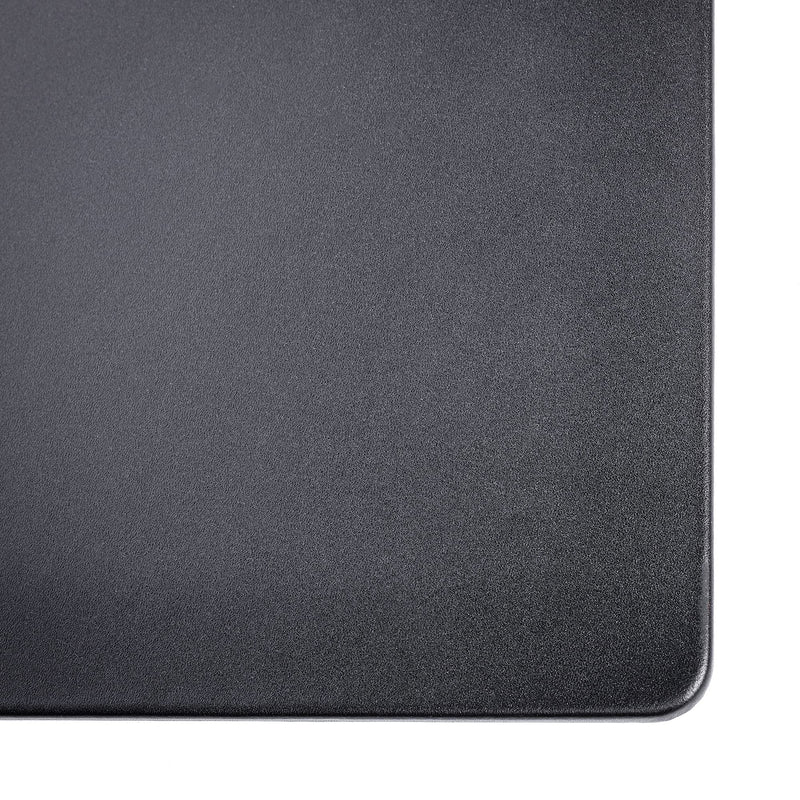 Classic Black Leather 30" x 19" Desk Mat without Rails