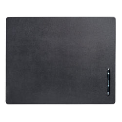 Classic Black Leather 24" x 19" Desk Mat without Rails