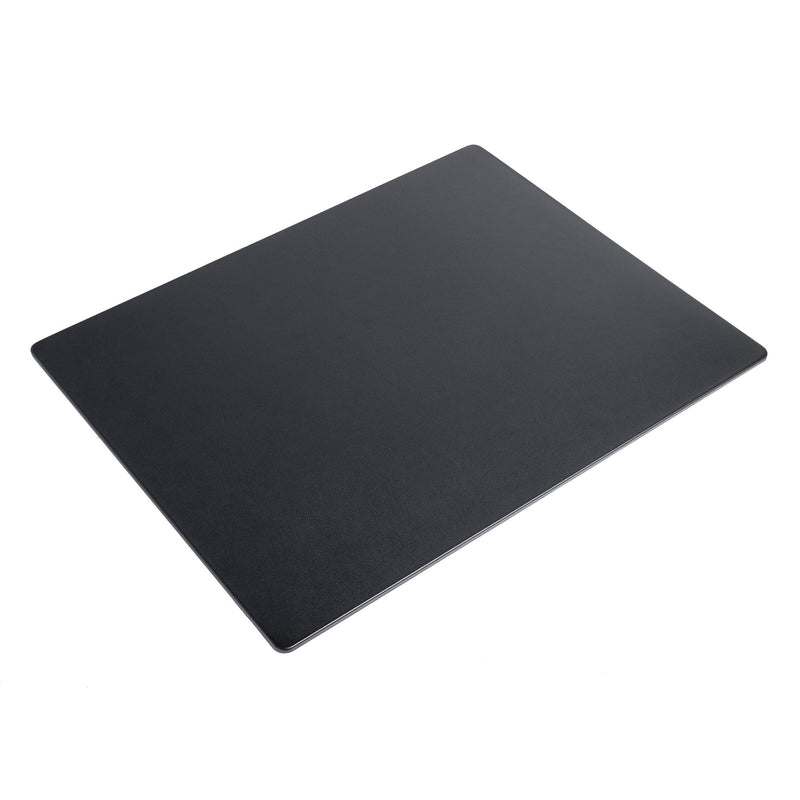 Classic Black Leather 24" x 19" Desk Mat without Rails