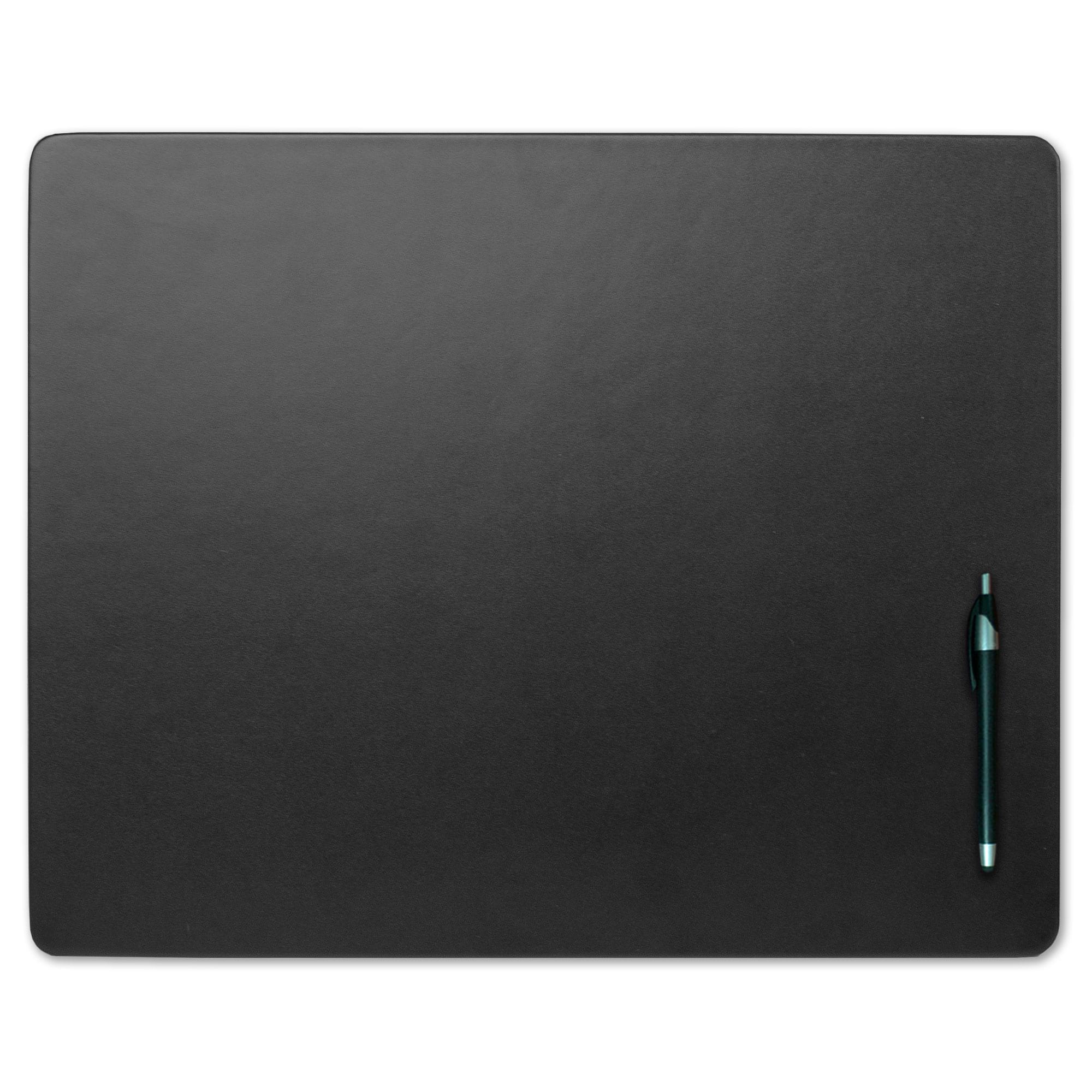 Black Leather 20 x 16 Conference Table Pad