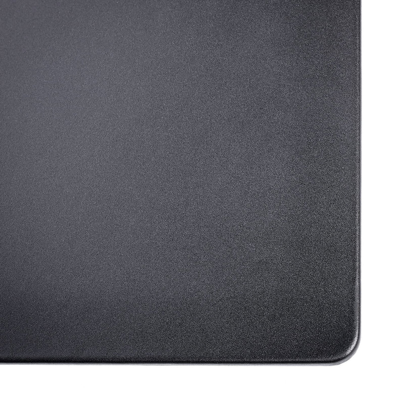 Black Leather 20" x 16" Conference Table Pad