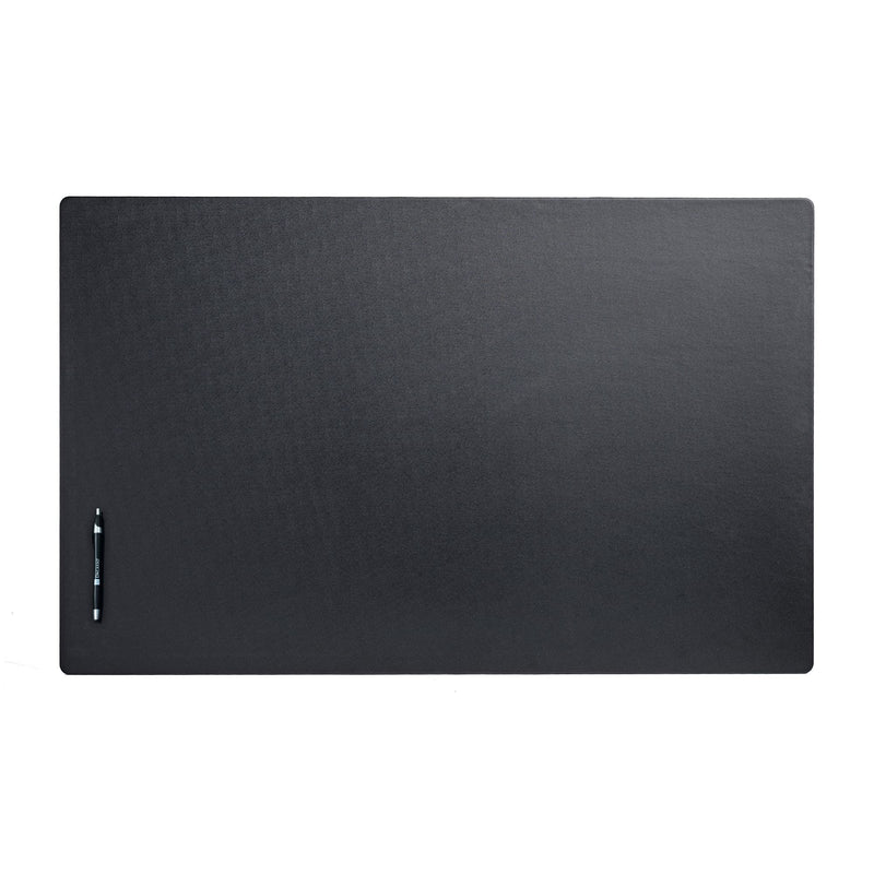 Black Leatherette 38" x 24" Desk Mat without Rails