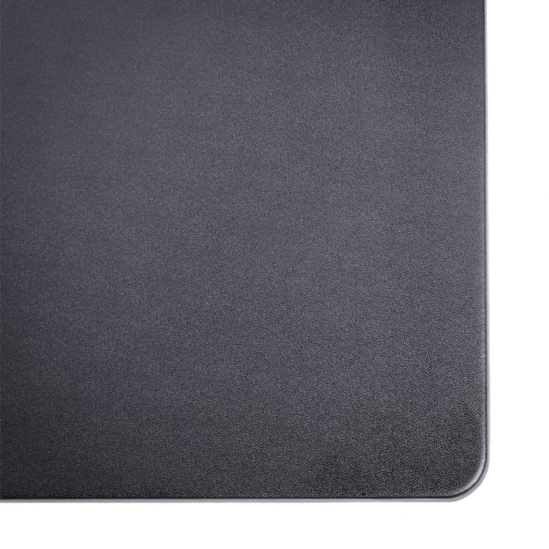 Black Leatherette 38" x 24" Desk Mat without Rails