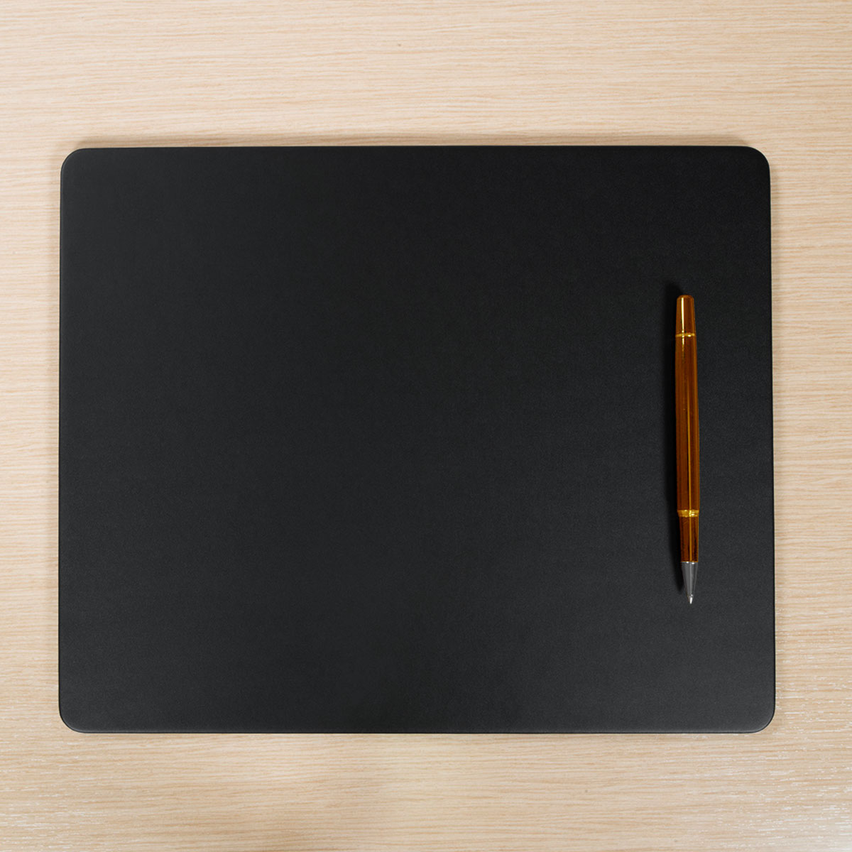 Black Leatherette 14 x 11.5 Conference Table Pad