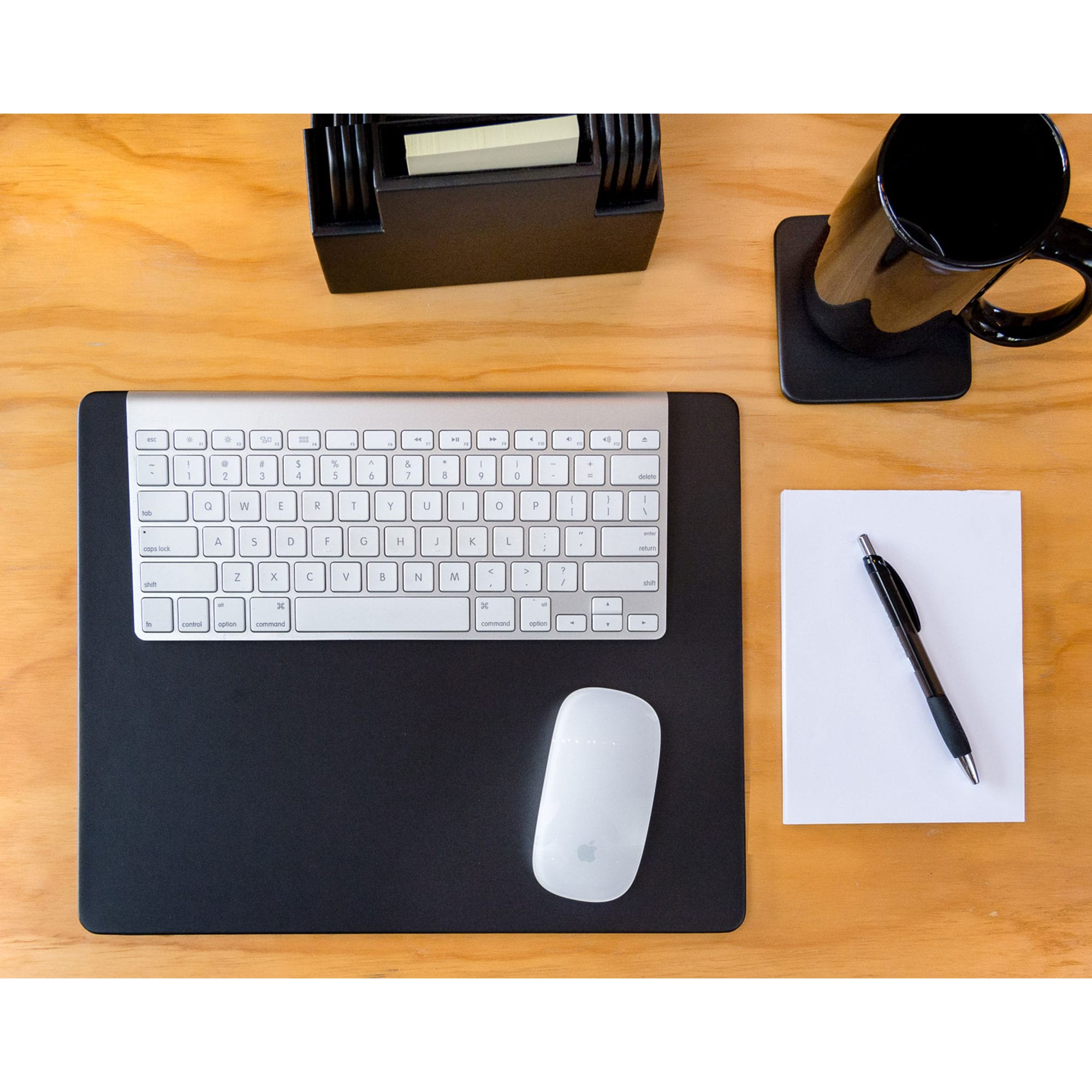 Black Leatherette 14 x 11.5 Conference Table Pad