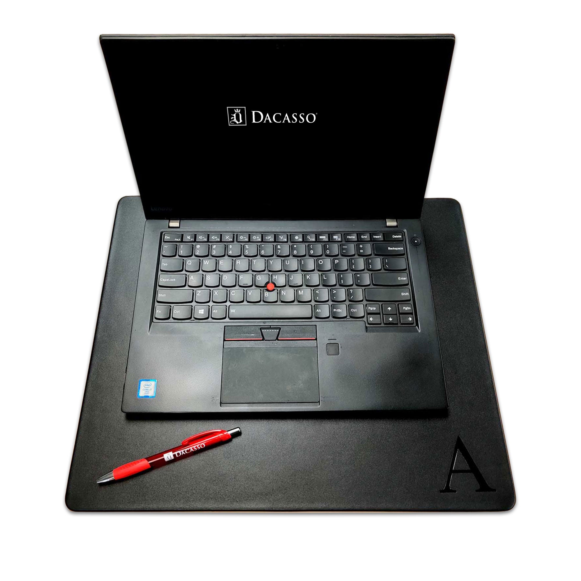 Classic Black Leather 20" x 16" Lap Desk