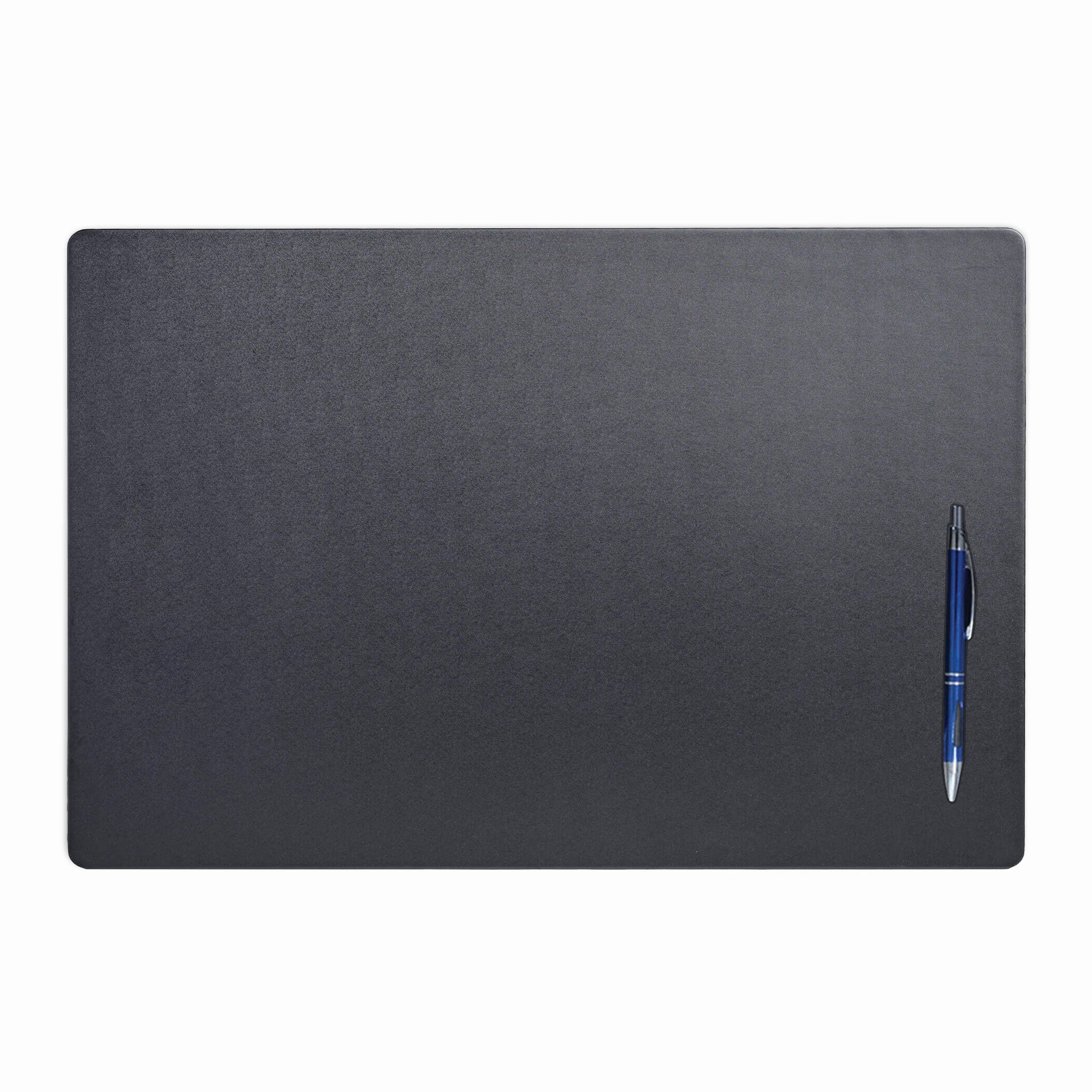 Black Leatherette Conference Table Pad, 18" x 12"