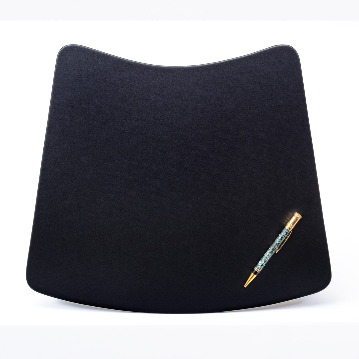 Black Leatherette 17" x 14" Conference Pad for Round Table
