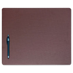 Chocolate Brown Leatherette 17" x 14" Conference Table Pad