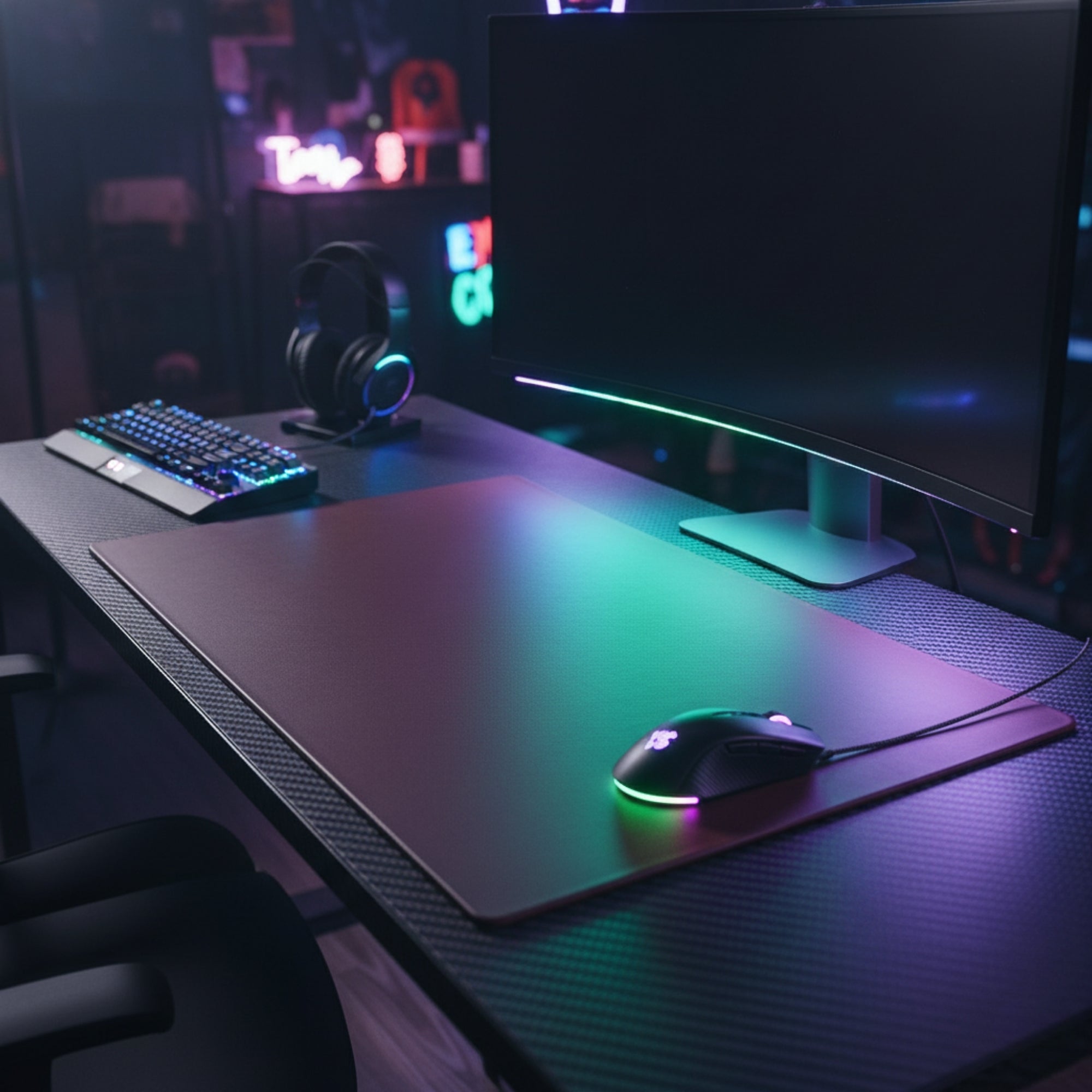 Chocolate Brown Leather 30" x 19" Desk Mat without Rails