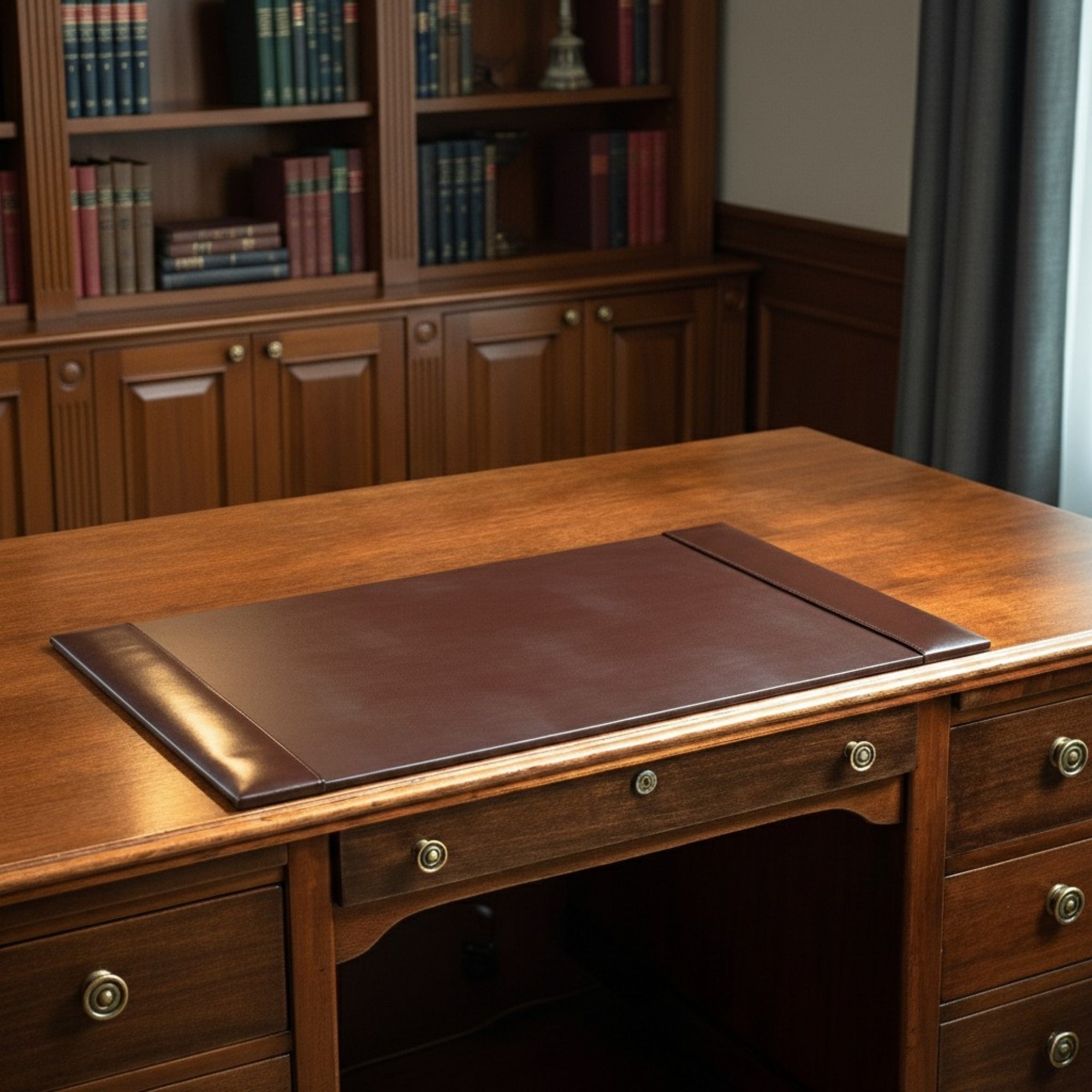 Dark Brown Bonded Leather 30