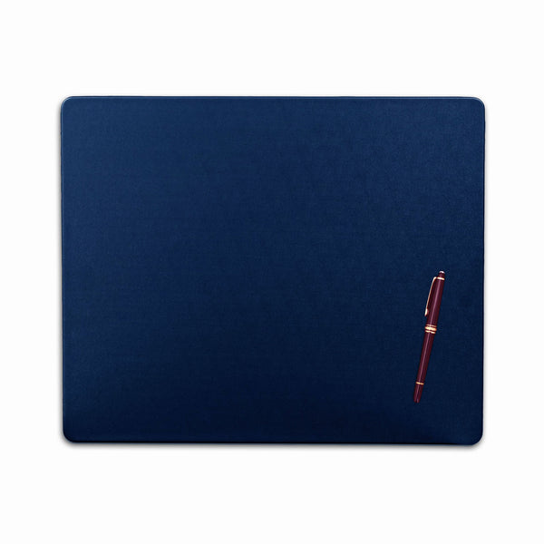 Navy Blue Leatherette 17 x 14 Conference Table Pad