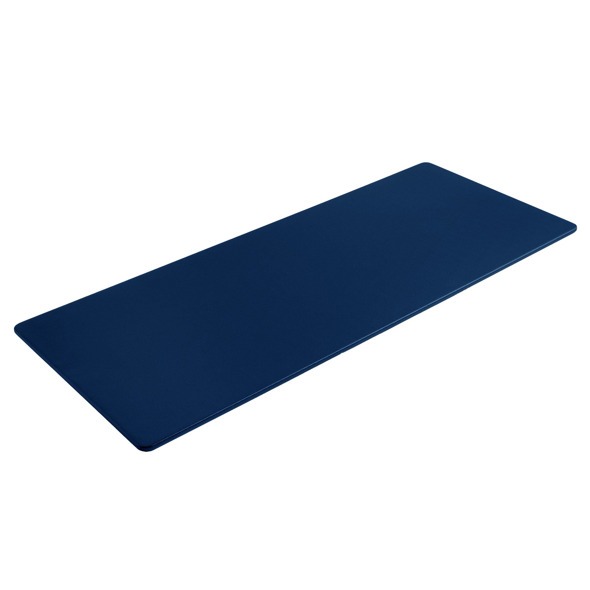 Navy Blue Leatherette 30" x 12.5" Conference Table Single Runner
