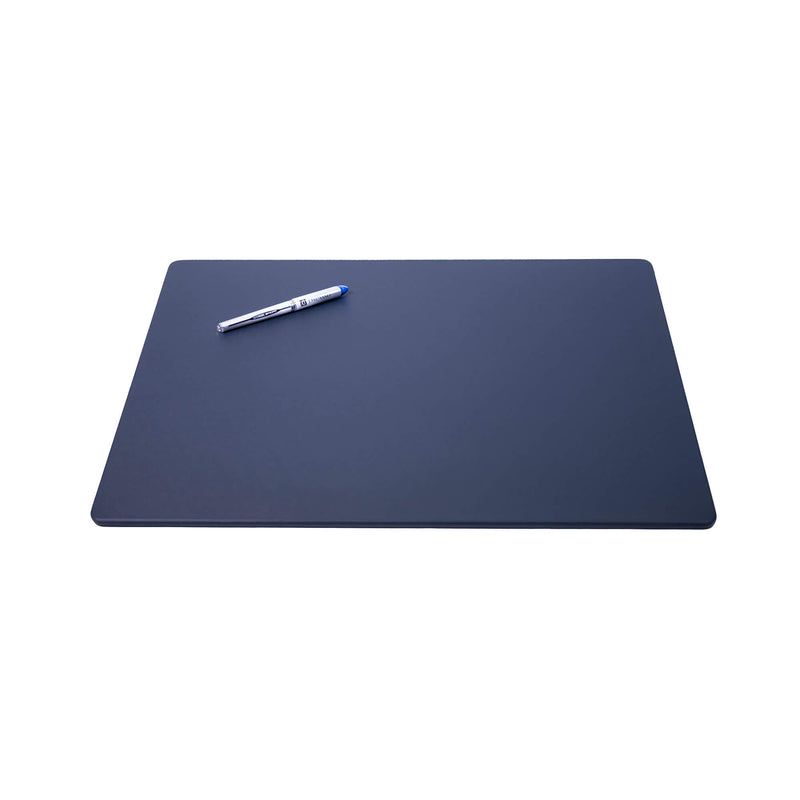 Navy Blue Leather 20 x 16 Conference Table Pad