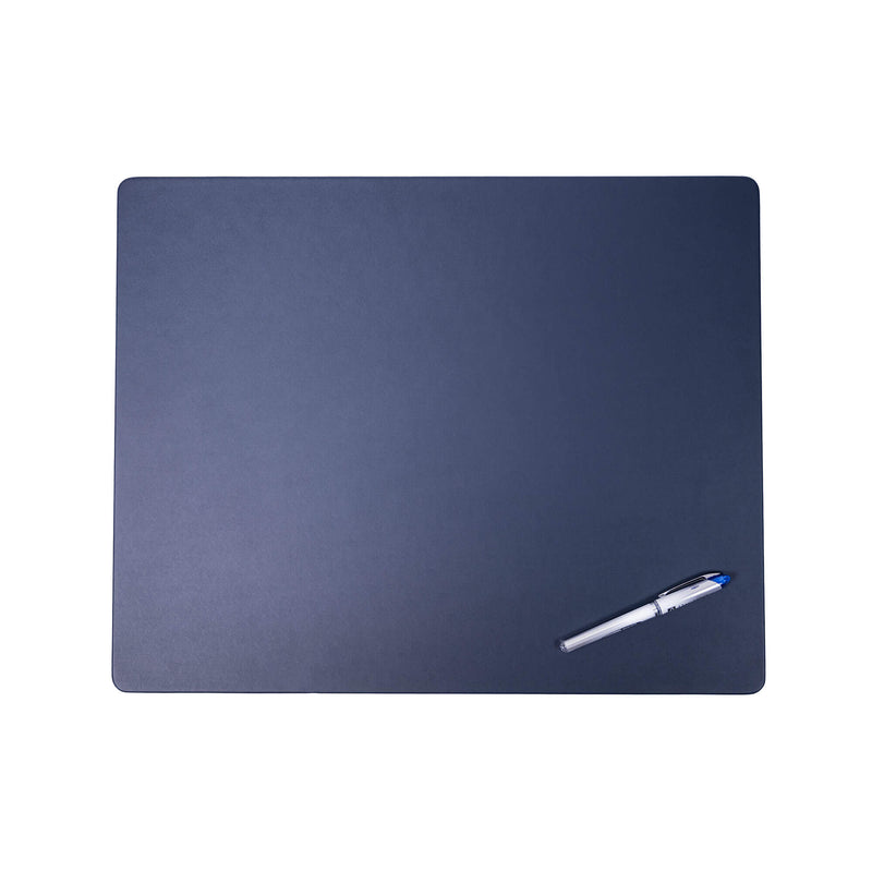 Navy Blue Leather 20 x 16 Conference Table Pad