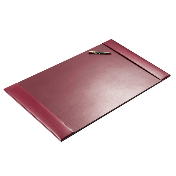 Burgundy Bonded Leather 30" x 18" Desk Pad