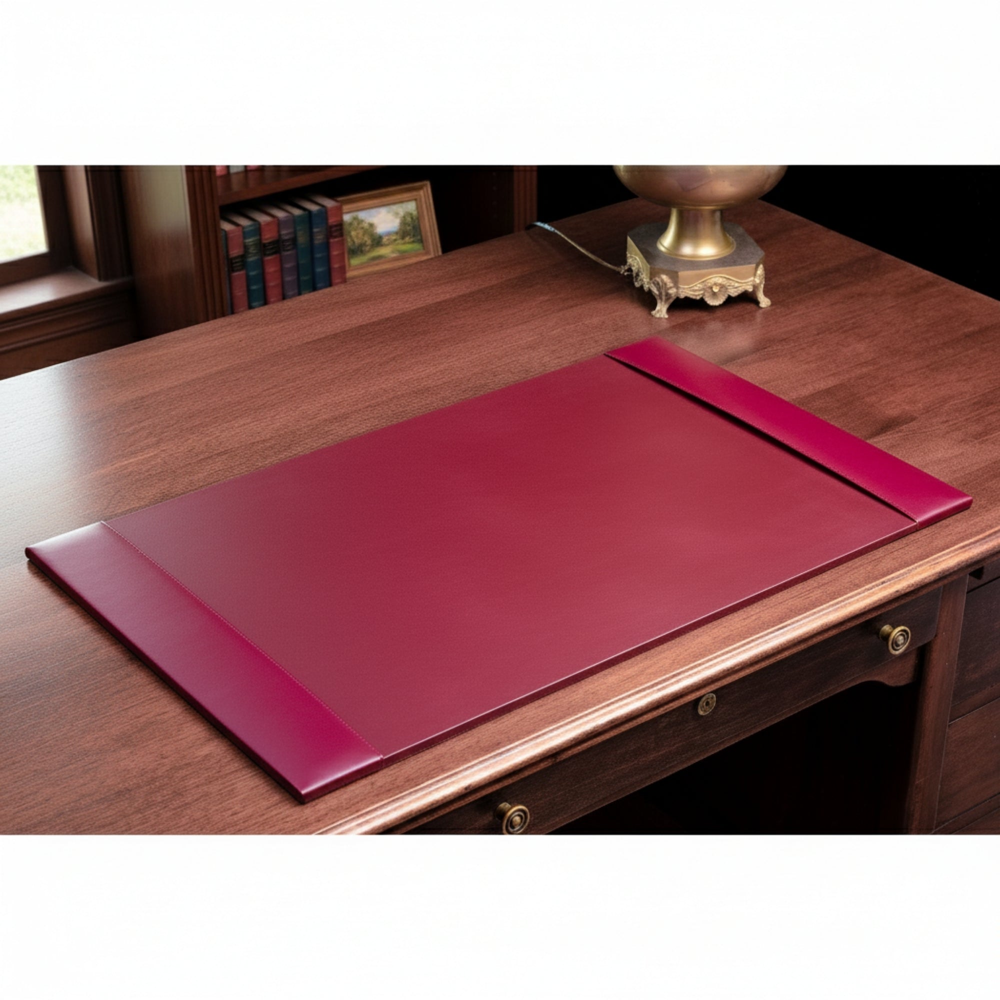 Burgundy Bonded Leather 30