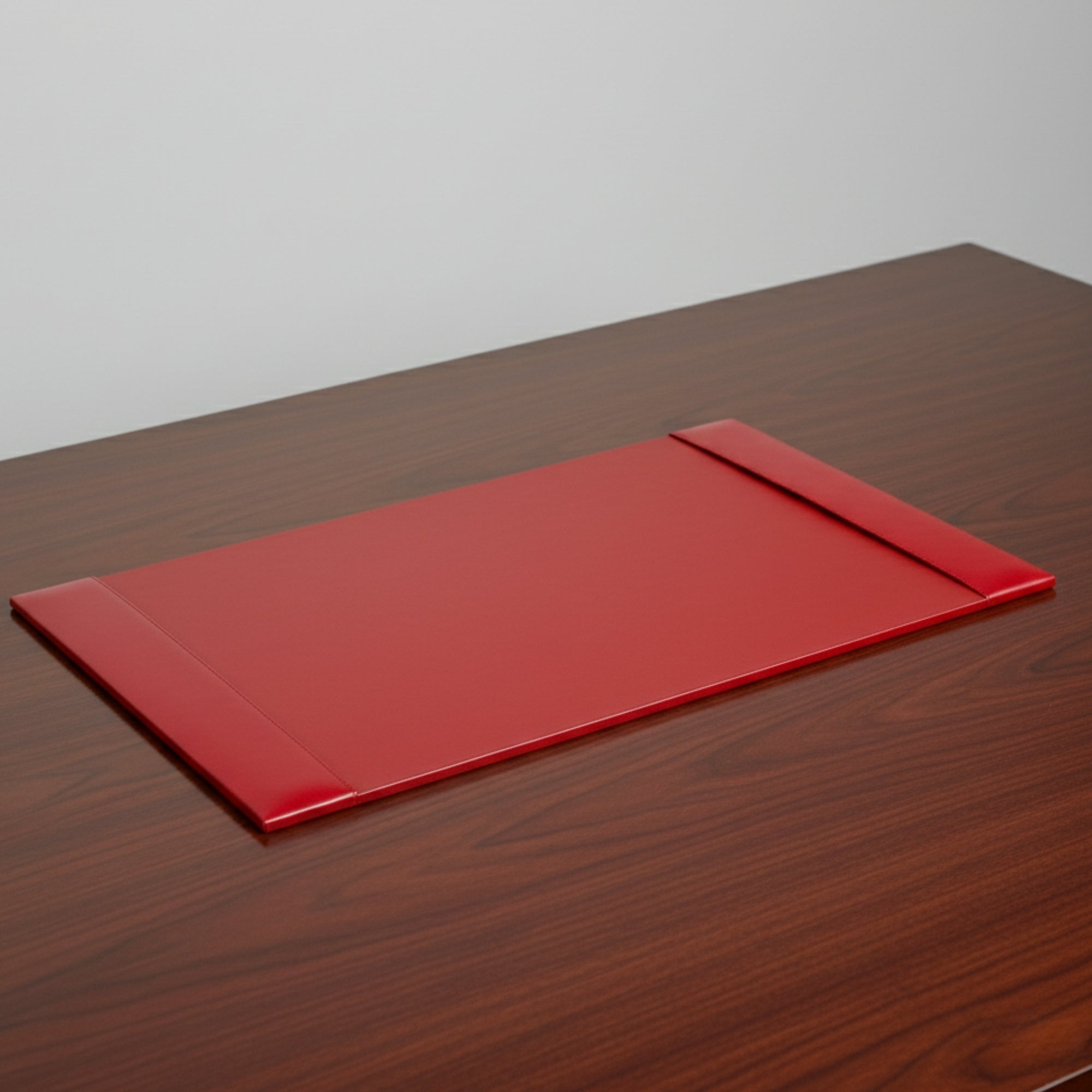 Red Bonded Leather Desk Pad, 30 x 18