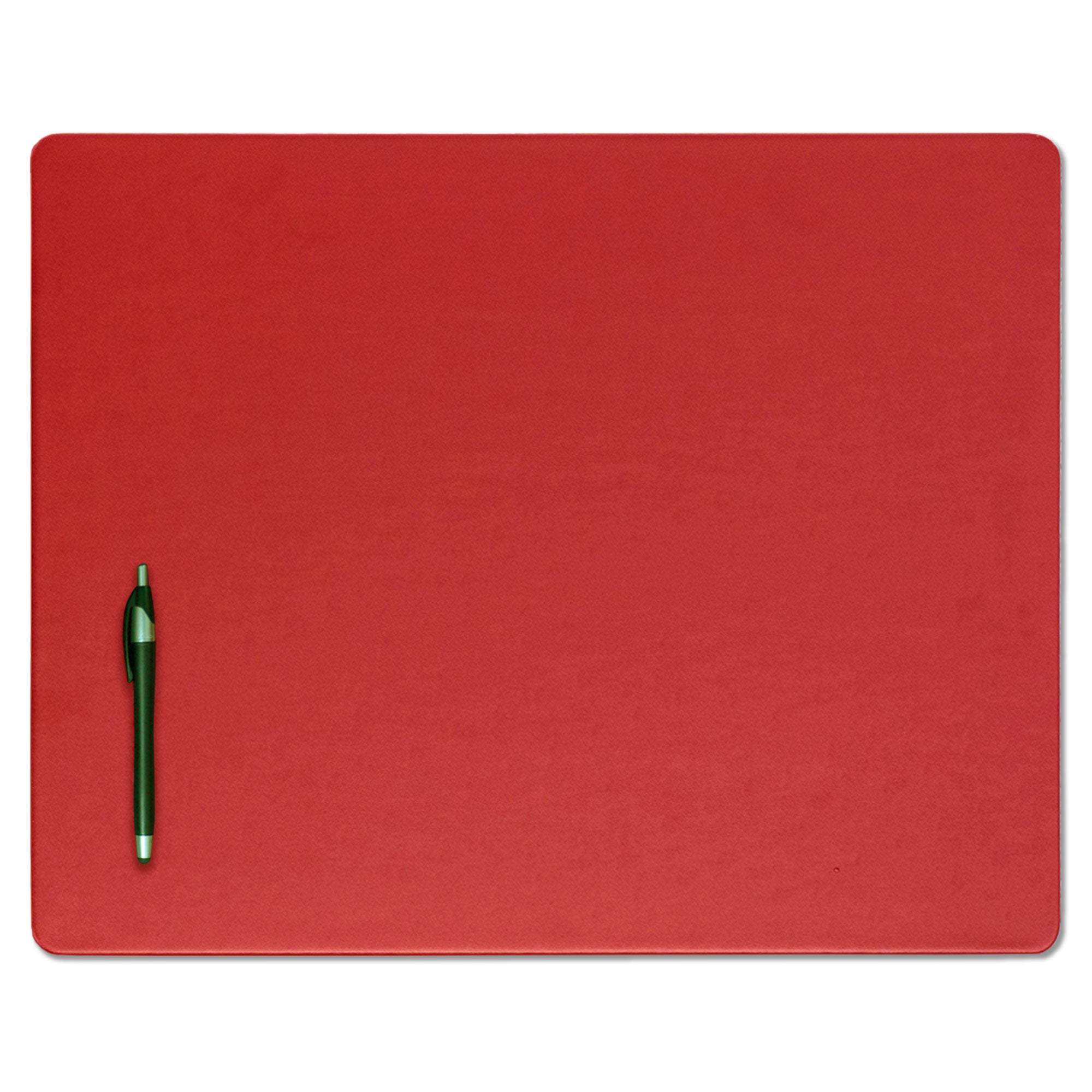Red Leatherette 20 x 16 Conference Table Pad