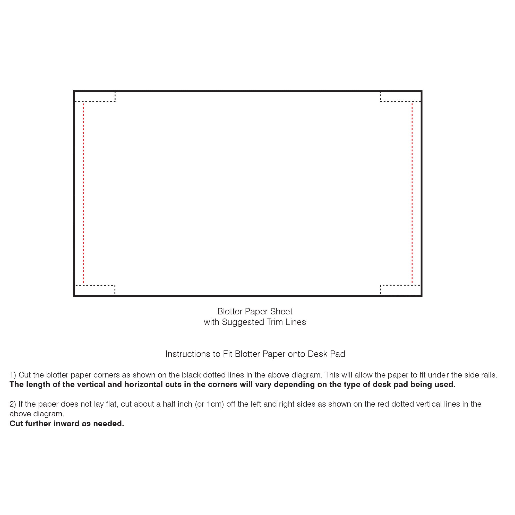 Midnight Black 22" x 14" Blotter Paper Pack (5pk)
