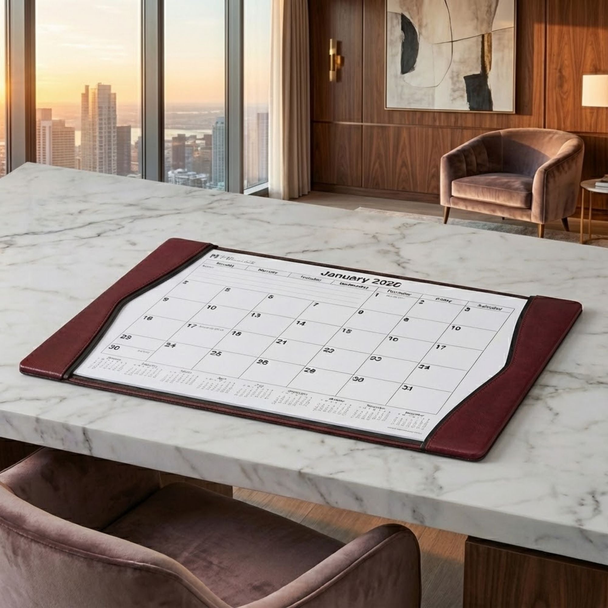 Desk Pad 2026 Monthly Calendar Insert, 24.5 x 16