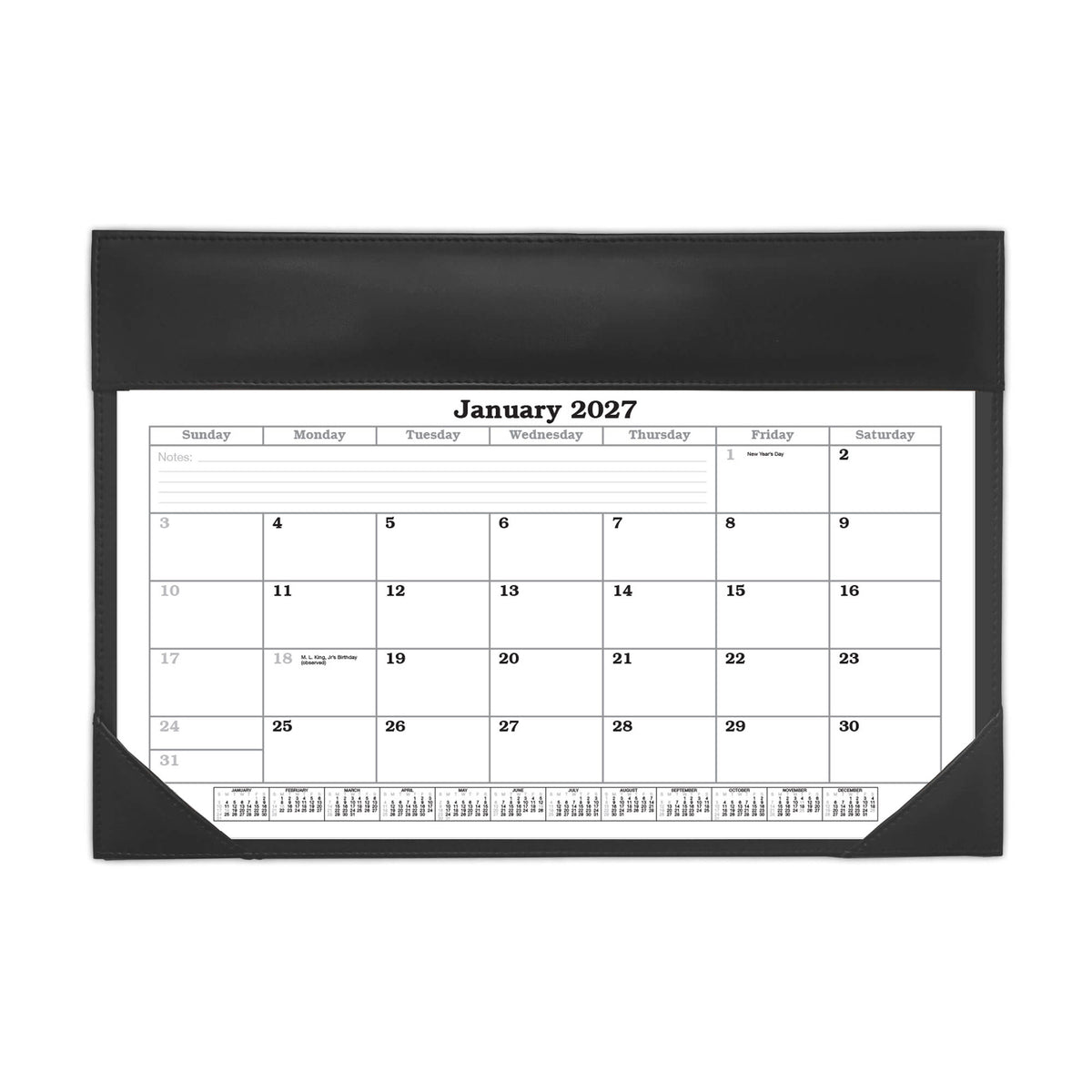 Wall Calendar 2027 Insert, 15" x 10.25"